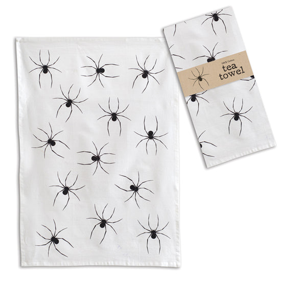 Spider Web Tea Towel - Box of 4