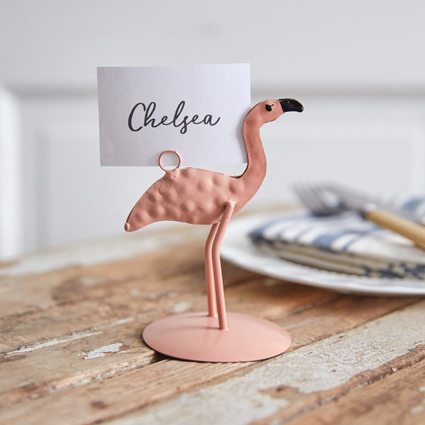Flamingo Place Card Holder - Box of 4