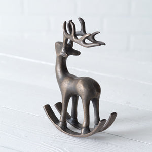 Tabletop Rocking Reindeer