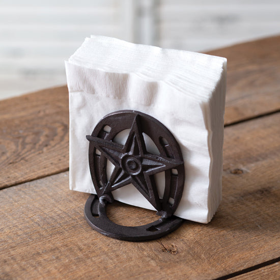 Load image into Gallery viewer, Western Cast Iron Napkin Holder
