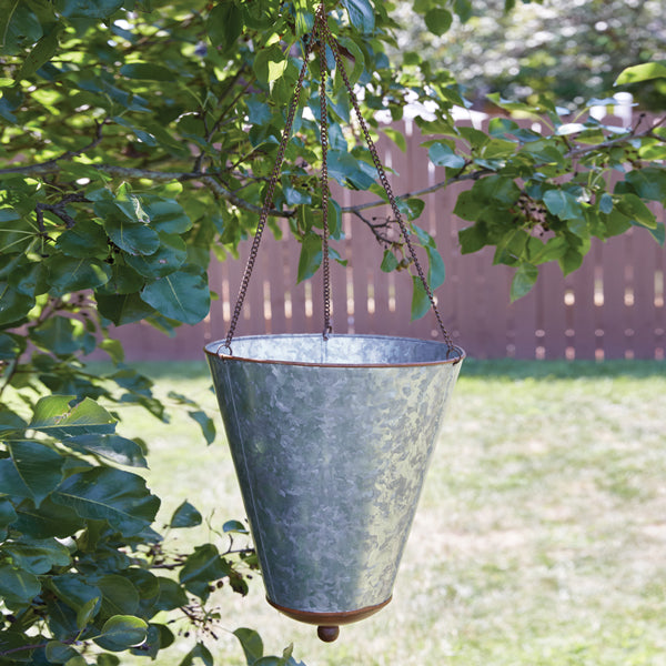 cone shaped hanging planter Cone Hanging Planter – The Cottage Store