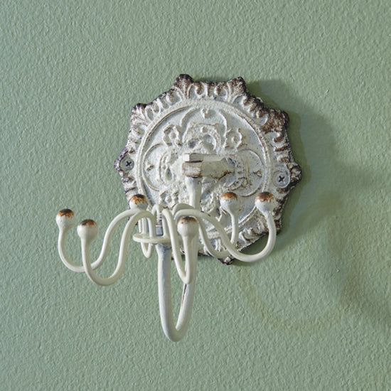 French Cottage Spinning Wall Hook - Set of 2