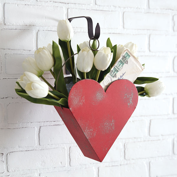 heart shaped hanging plant holder Hanging Heart Planter – The Cottage Store