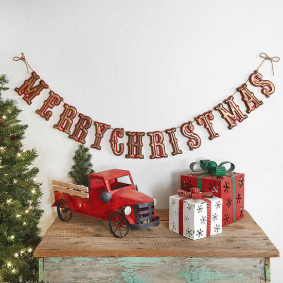 Load image into Gallery viewer, Merry Christmas Vintage Banner
