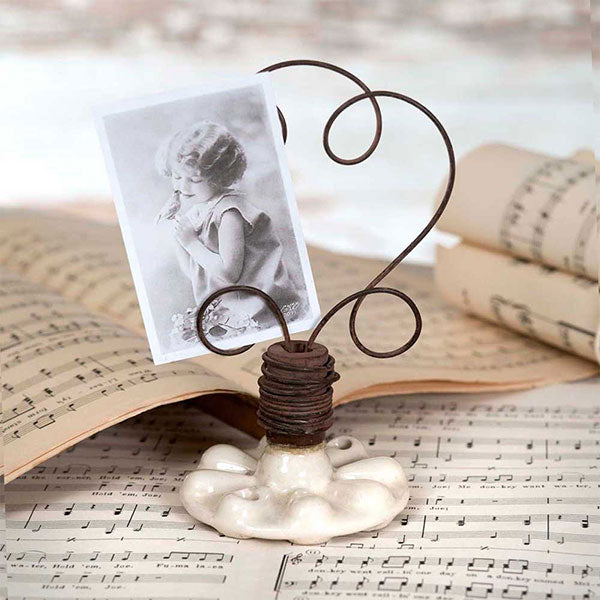 Load image into Gallery viewer, Two Vintage Drawer Pull Photo Holder
