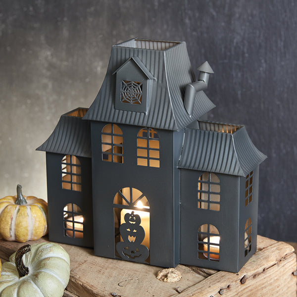 Haunted House by Carta Bella Paper Co - Apothecary in Black (C7134-BLA -  Quilted Thimble Cottage