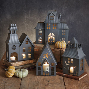 Spooky Manor Halloween Luminary