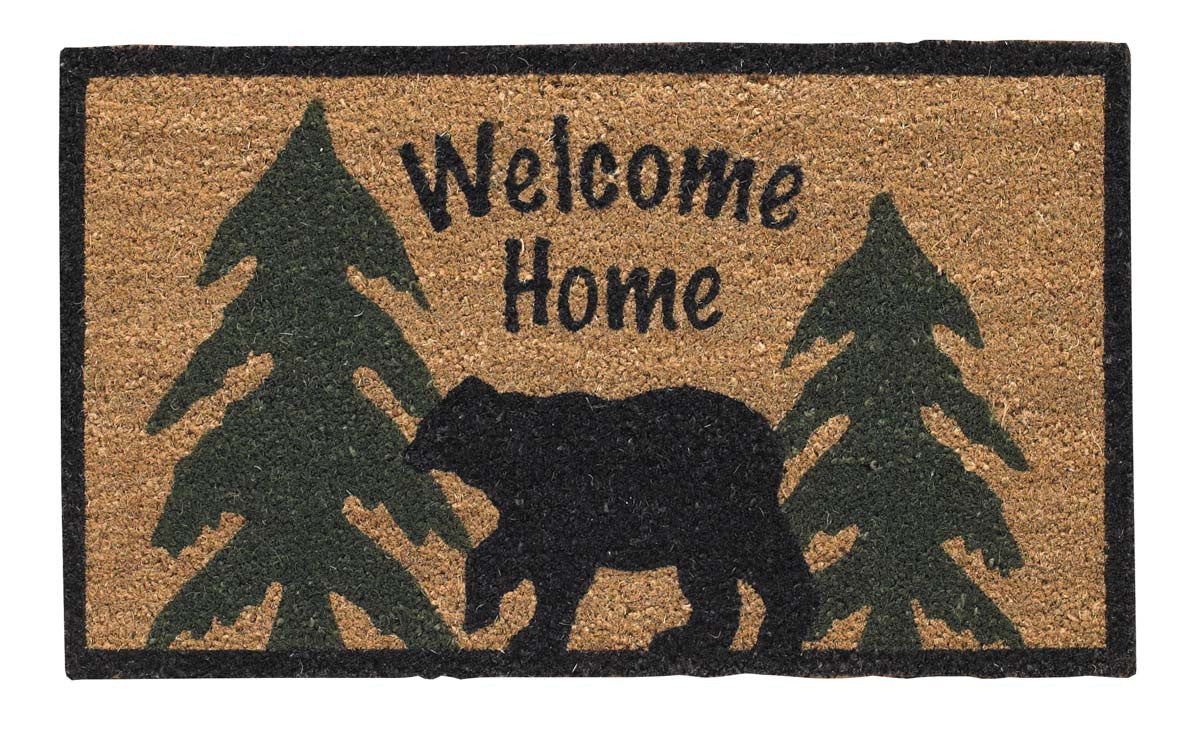 Welcome Home Blackbear Doormat