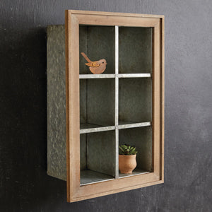 Six Cubby Wall Decor