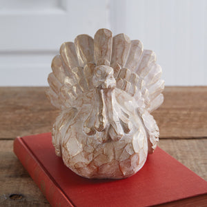 Chiseled Turkey Figurine