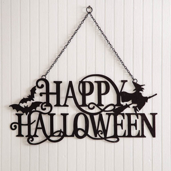 Load image into Gallery viewer, Happy Halloween Hanging Sign
