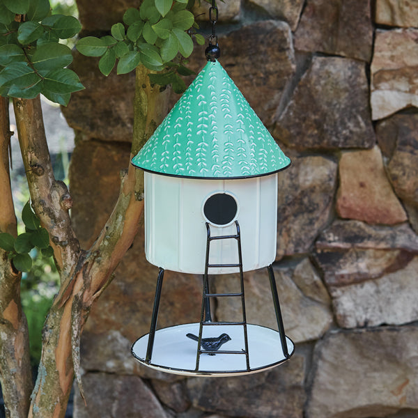 Load image into Gallery viewer, Hanging Hut Birdhouse
