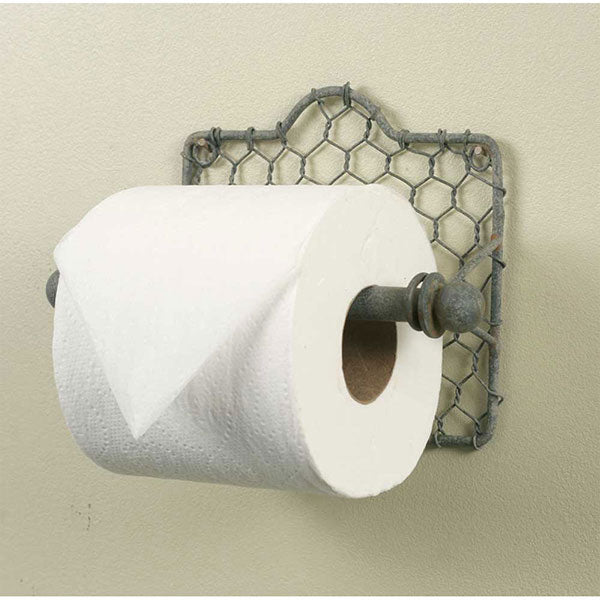 Chicken Wire Toilet Paper Holder - Set of 2