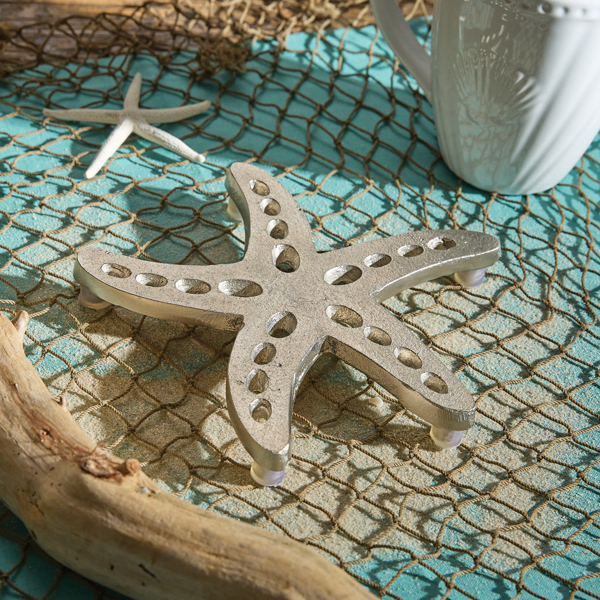 Load image into Gallery viewer, Starfish Metal Trivet
