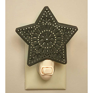 Punched Star Night Light - set of 6