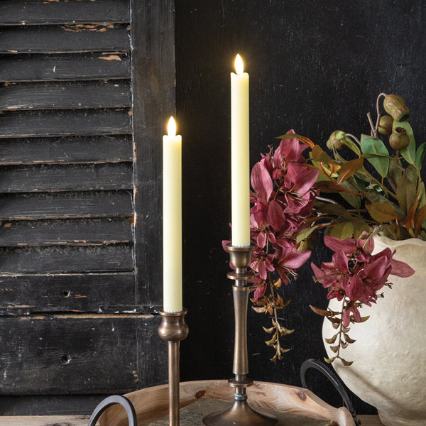 Flameless Set of 9'' Taper Candles