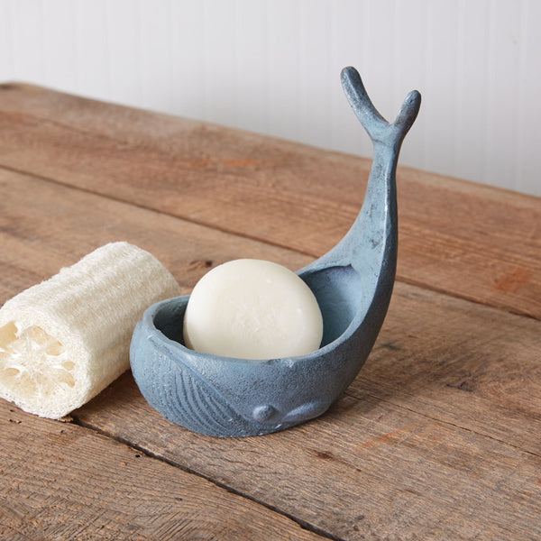 Load image into Gallery viewer, Cast Iron Whale Soap Dish
