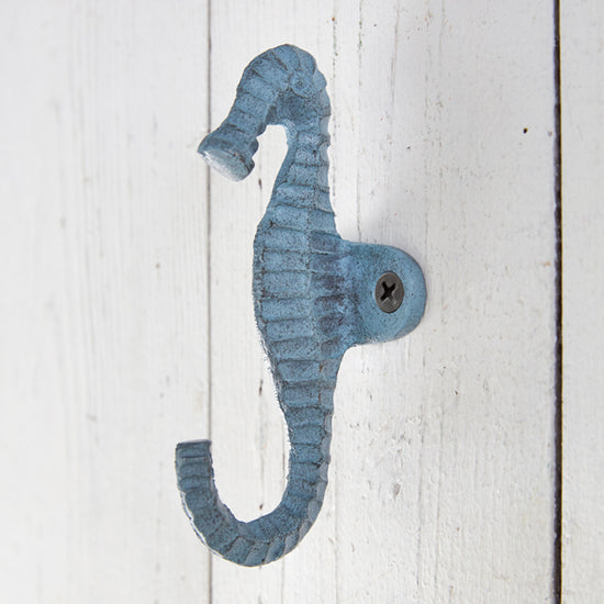 Load image into Gallery viewer, Cast Iron Seahorse Hook - Box of 2
