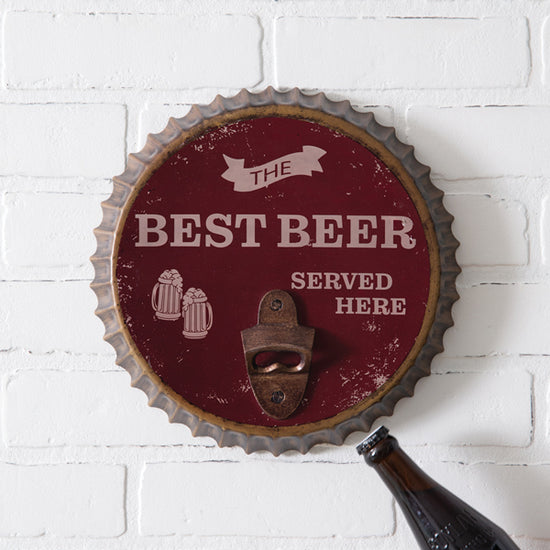Load image into Gallery viewer, Best Beer Bottle Opener Sign
