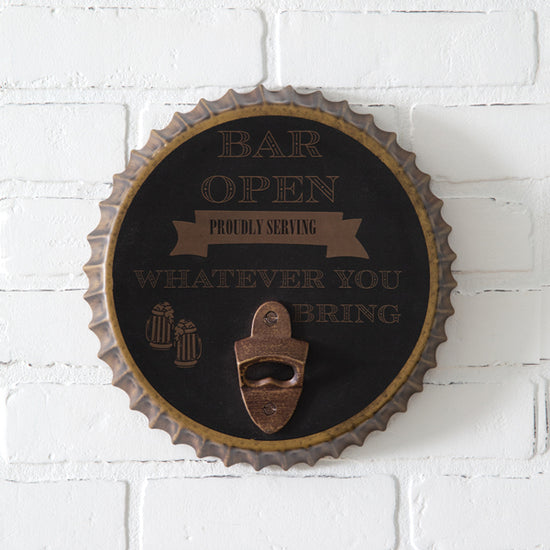 Load image into Gallery viewer, Bar Open Bottle Opener Sign
