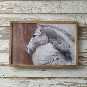 Load image into Gallery viewer, Peering Horse Wall Art
