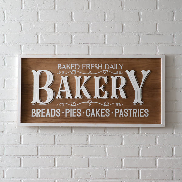Baked Fresh Bakery Wall Sign