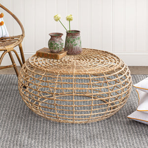 Rattan Round Coffee Table