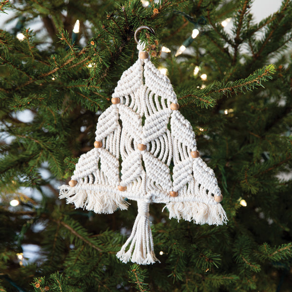 Beaded Macrame Tree Wall Hanging - Box of 2
