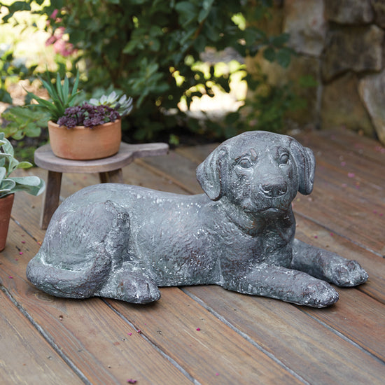 Load image into Gallery viewer, Labrador Puppy Garden Statue
