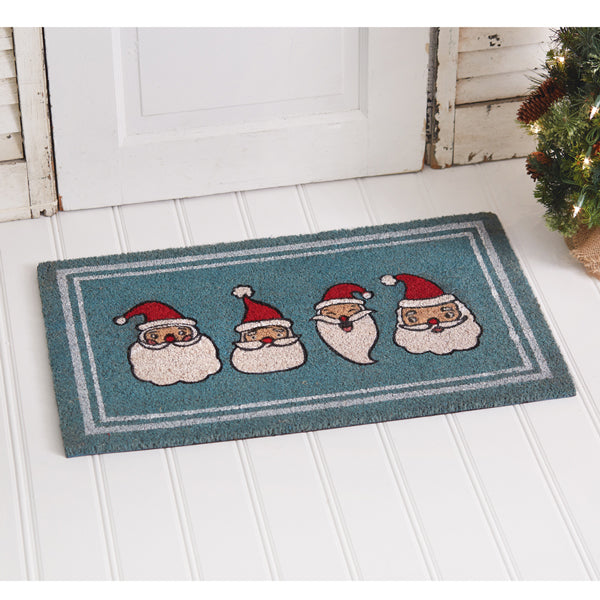 Jolly Santas Doormat