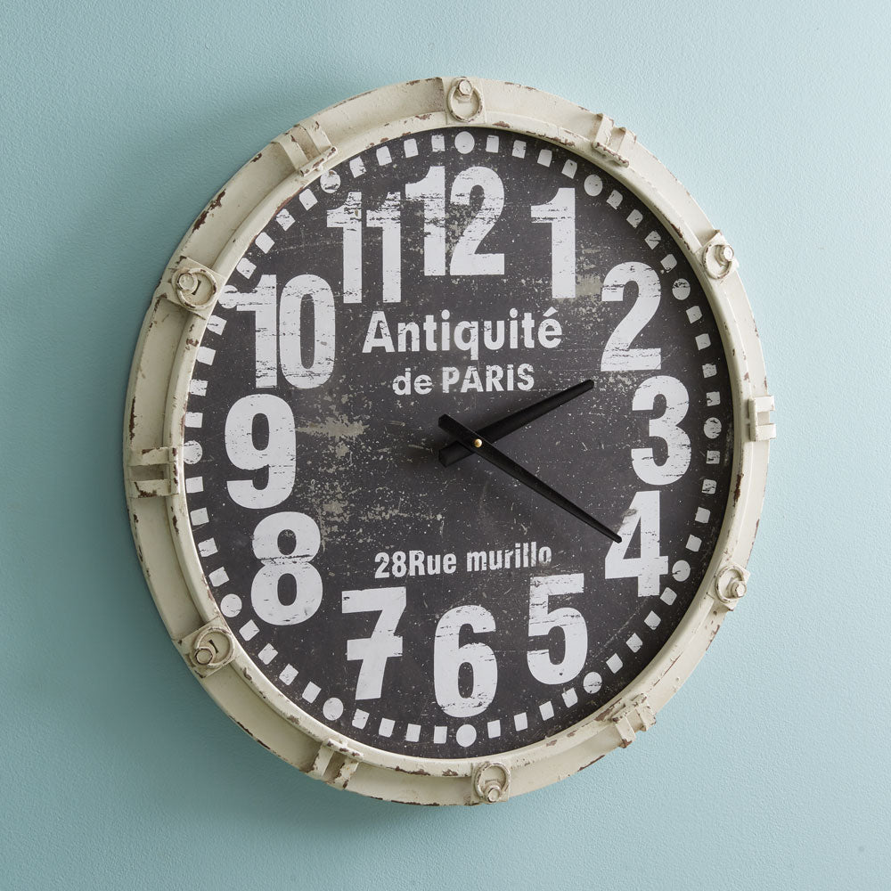 Antiquite De Paris Wall Clock