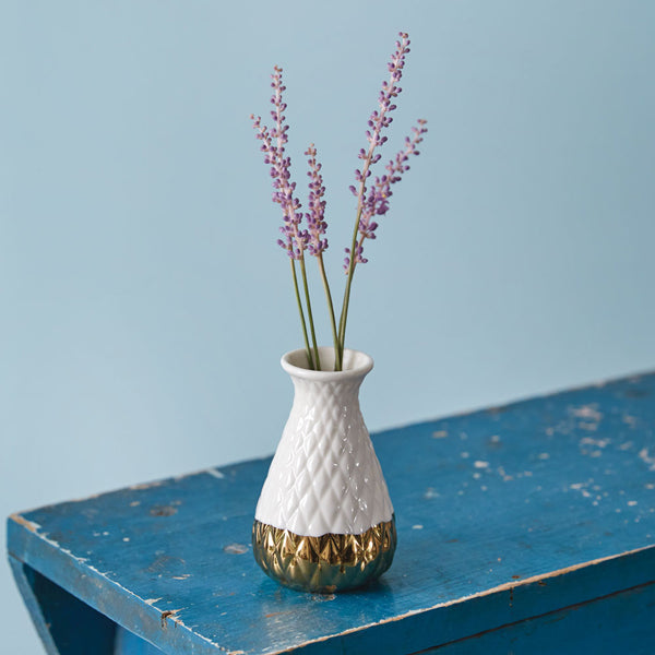 Gold Dipped Mini Bouquet Vase