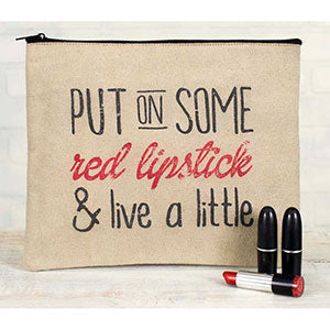 Red Lipstick Travel Bag