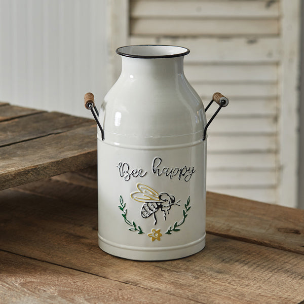 Load image into Gallery viewer, Bee Happy Jug with Wood Handles
