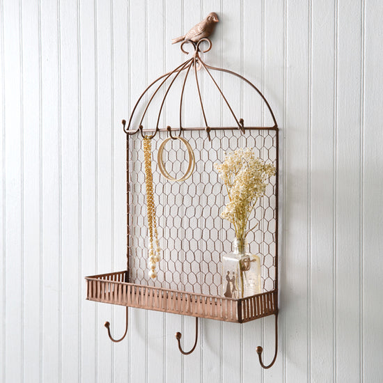 Copper Farmhouse Hanging Jewelry Display