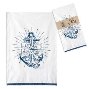 Ocean Journey Tea Towel - Box of 4