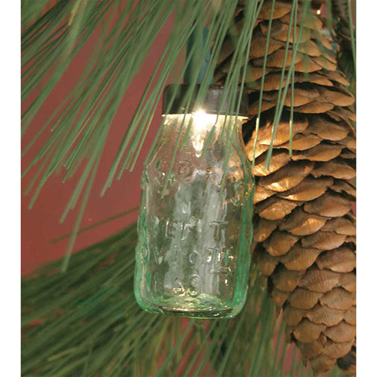 Glass Mini Mason Jar Ornament - Box of 6