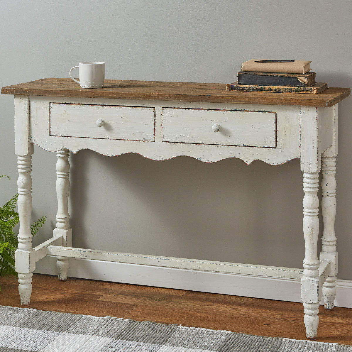 Load image into Gallery viewer, Farmhouse Console Table
