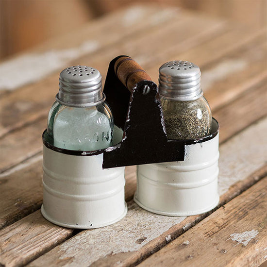 Load image into Gallery viewer, Salt and Pepper Can Caddy - White - Box of 2

