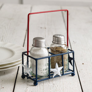 Liberty Salt and Pepper Shaker Caddy - Box of 2 DISC