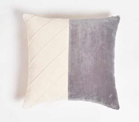 Colorblock Neutral Cushion Cover (Handmade)